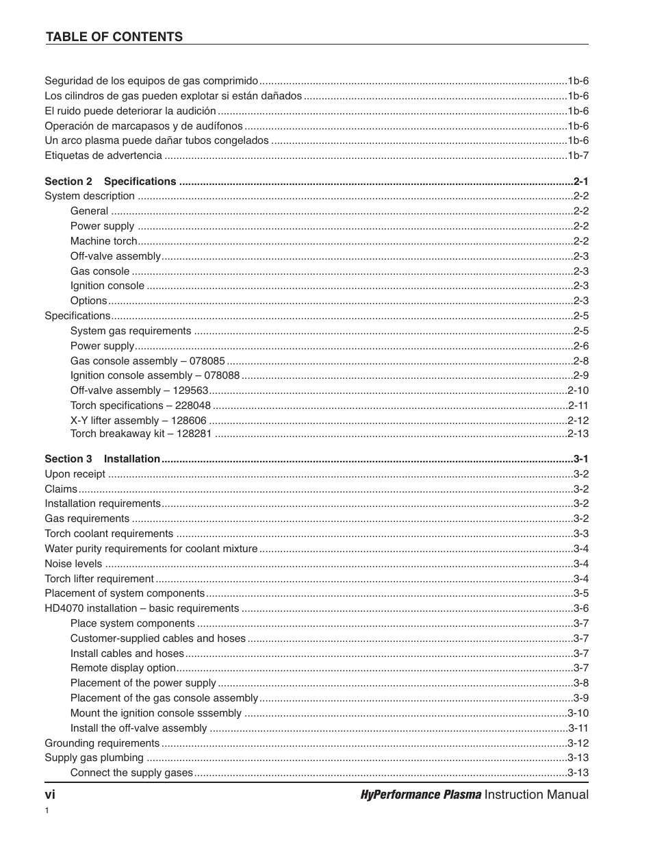 Hypertherm HD4070 Rev.1 User Manual | Page 9 / 288