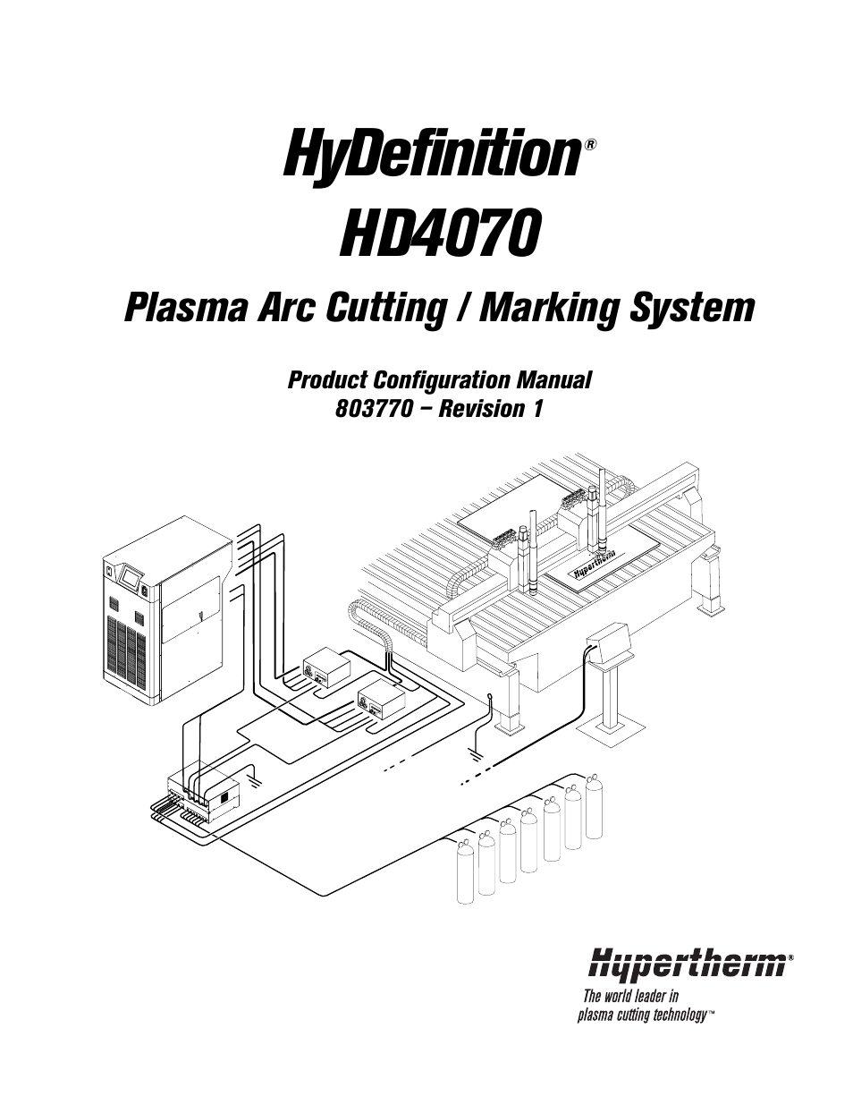 Hypertherm HD4070 Product Configuration User Manual | 88 pages