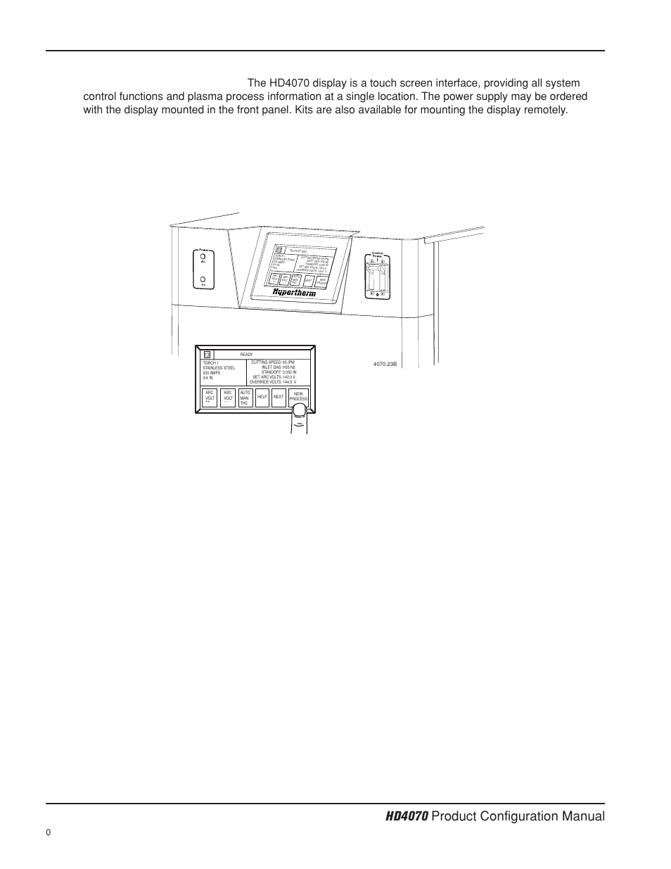 Hypertherm HD4070 Product Configuration User Manual | Page 9 / 88