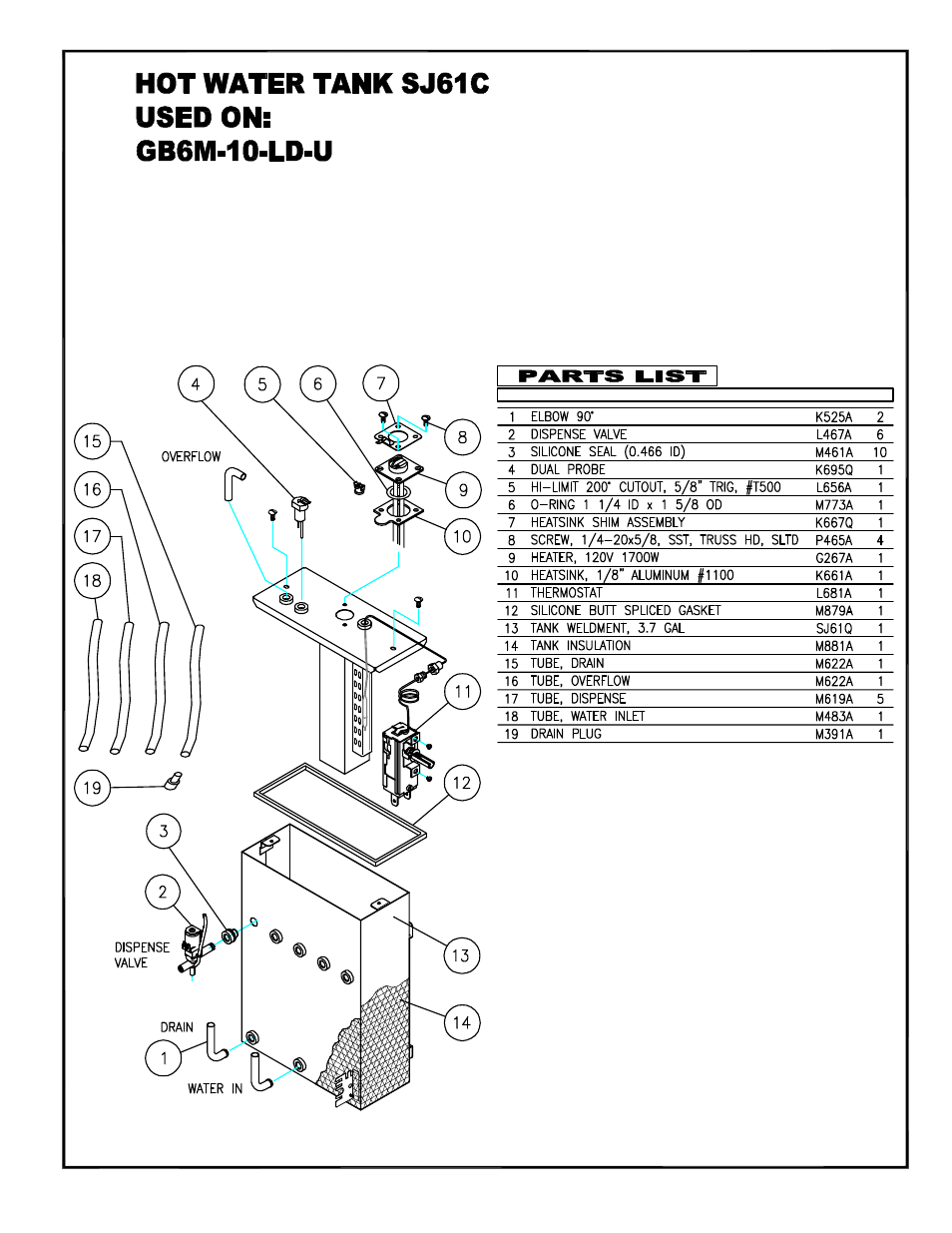 Cecilware GB5MV-10-LD User Manual | Page 23 / 27