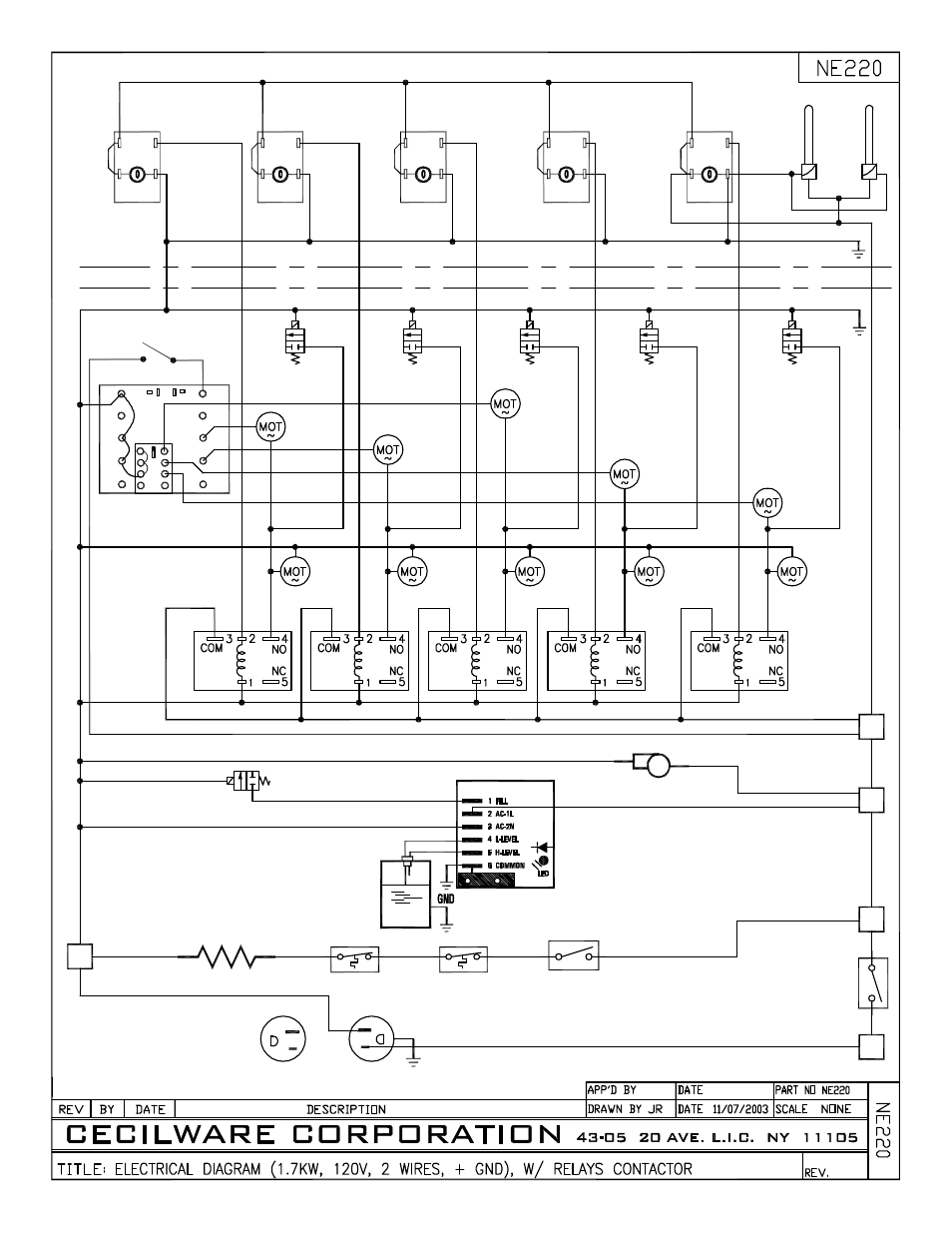 Gb5-ld-u, Door unit, Main unit | Cecilware GB5MV-10-LD User Manual | Page 24 / 27