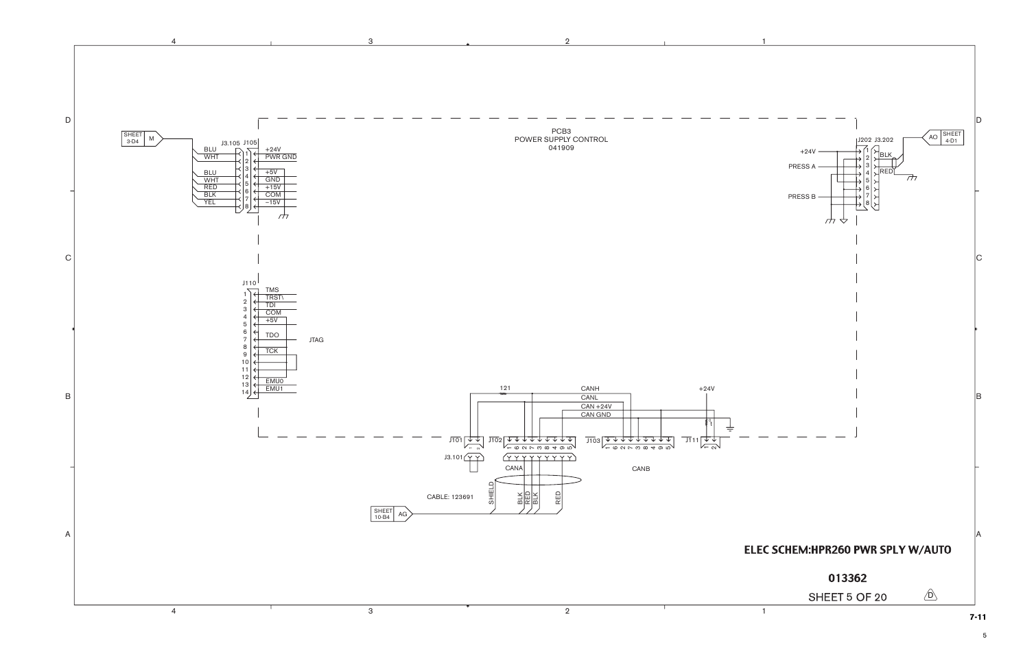 Hypertherm HPR260 Manual Gas Preventive Maintenance Program Rev.5 User Manual | Page 224 / 317