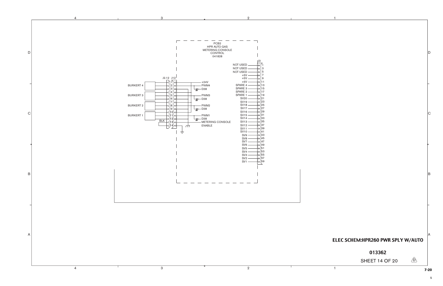 Hypertherm HPR260 Manual Gas Preventive Maintenance Program Rev.5 User Manual | Page 233 / 317
