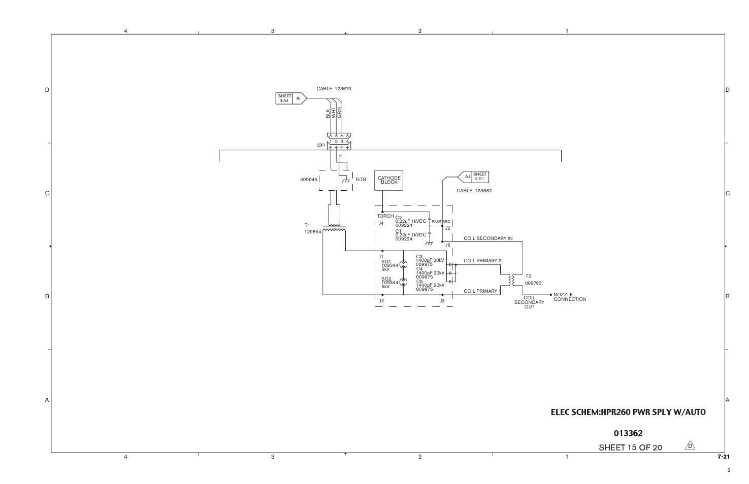 Hypertherm HPR260 Manual Gas Preventive Maintenance Program Rev.5 User Manual | Page 234 / 317