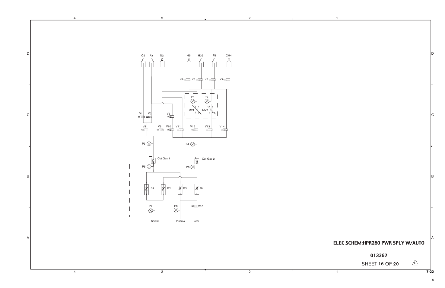 Hypertherm HPR260 Manual Gas Preventive Maintenance Program Rev.5 User Manual | Page 235 / 317