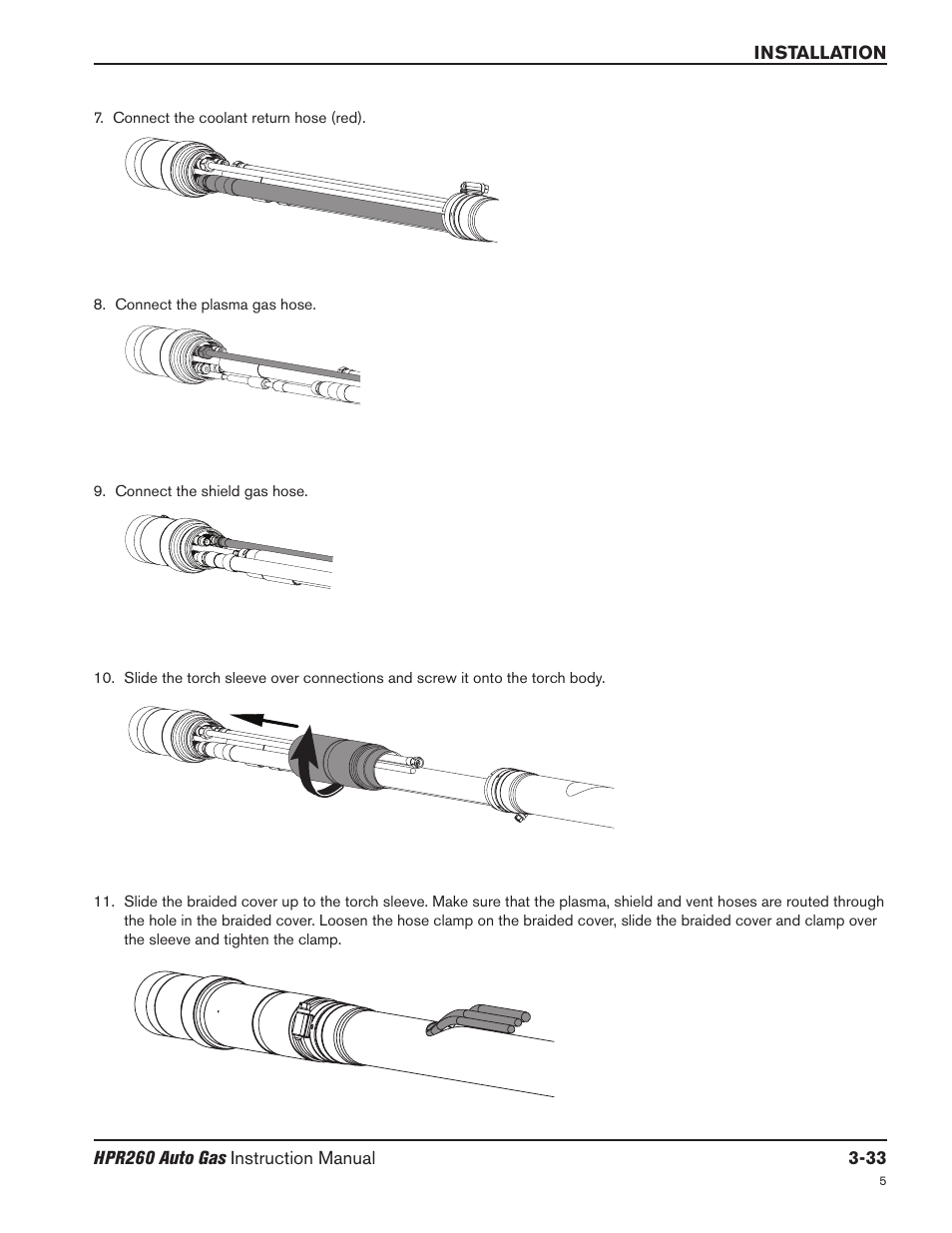 Hypertherm HPR260 Manual Gas Preventive Maintenance Program Rev.5 User Manual | Page 82 / 317