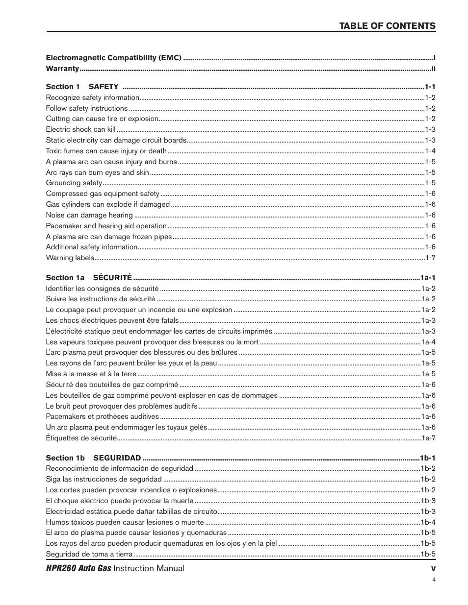 Hypertherm HPR260 Manual Gas Preventive Maintenance Program Rev.5 User Manual | Page 9 / 317