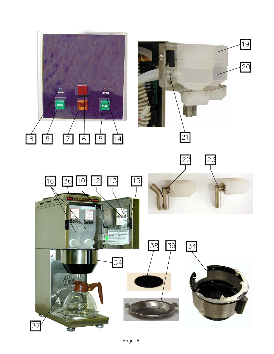 Cecilware JAVA 2-QB-D User Manual | Page 7 / 15