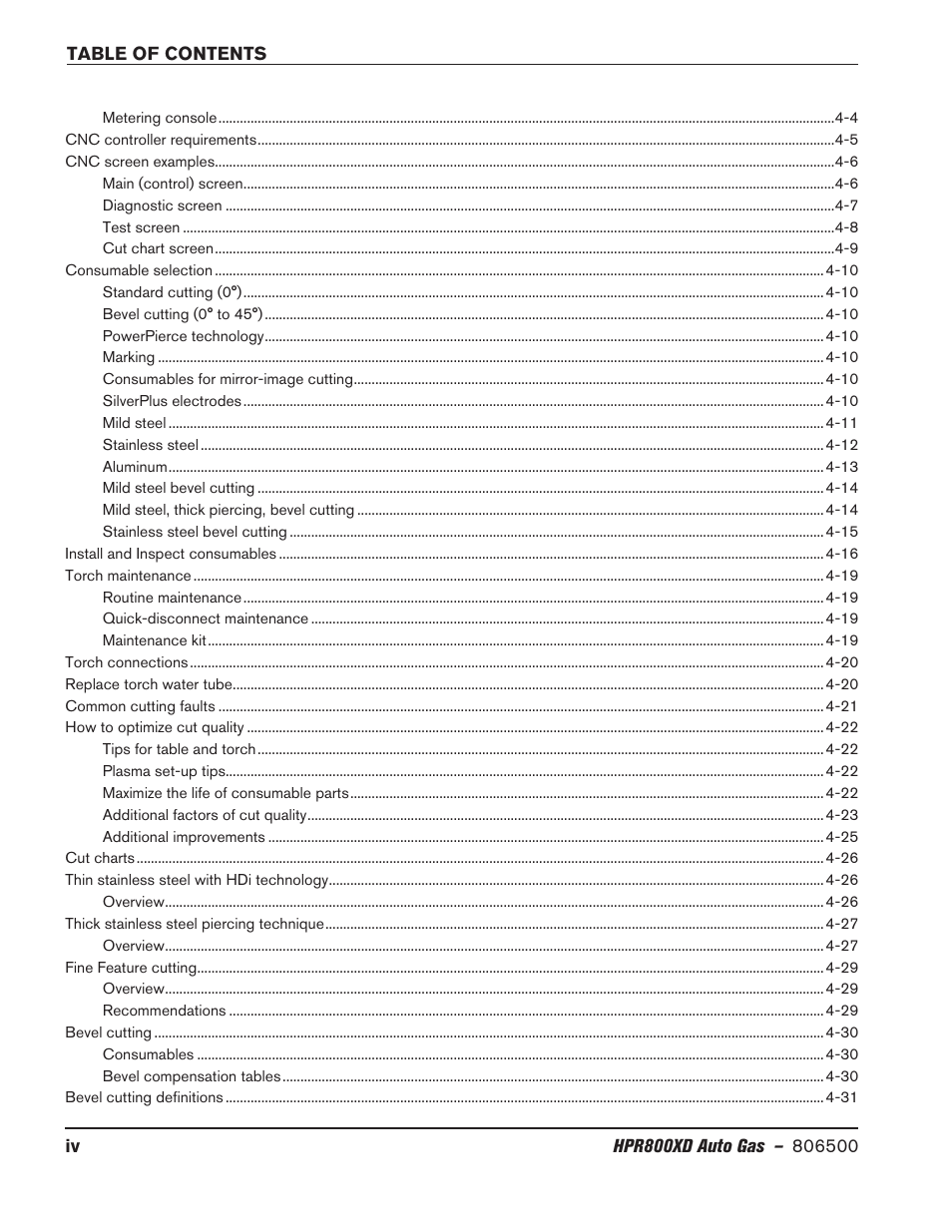 Hypertherm HPR800XD Auto Gas Rev.2 User Manual | Page 12 / 368