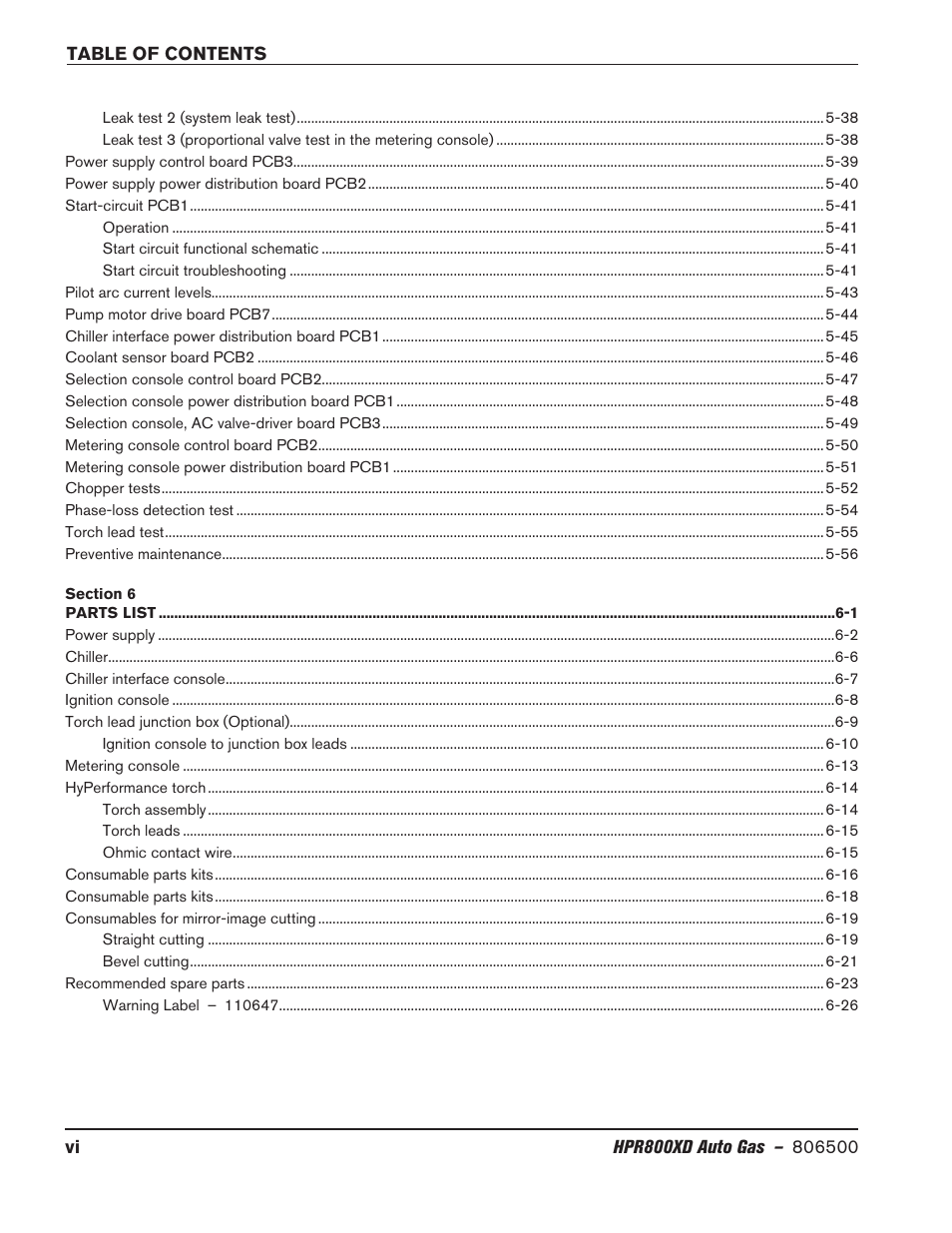 Hypertherm HPR800XD Auto Gas Rev.2 User Manual | Page 14 / 368