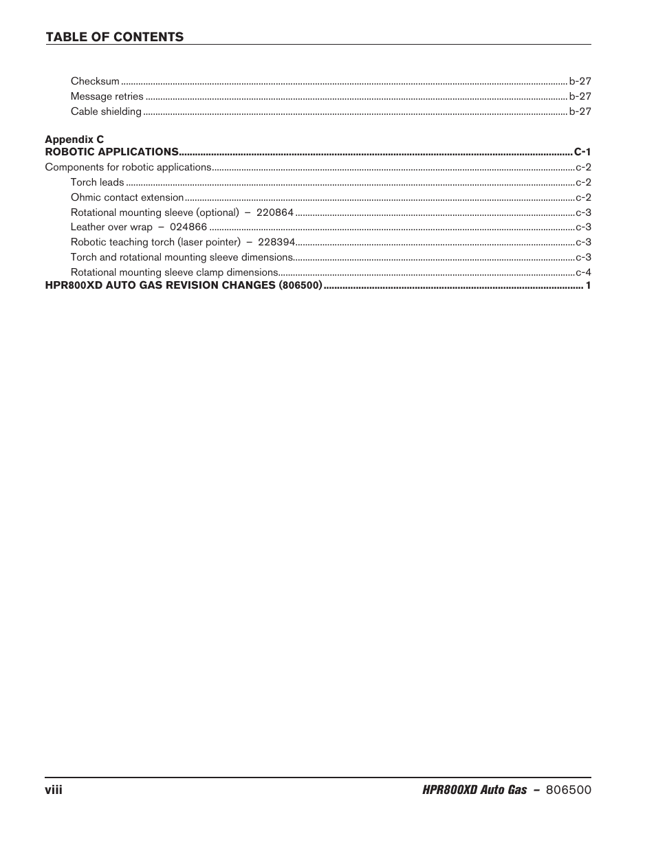 Hypertherm HPR800XD Auto Gas Rev.2 User Manual | Page 16 / 368