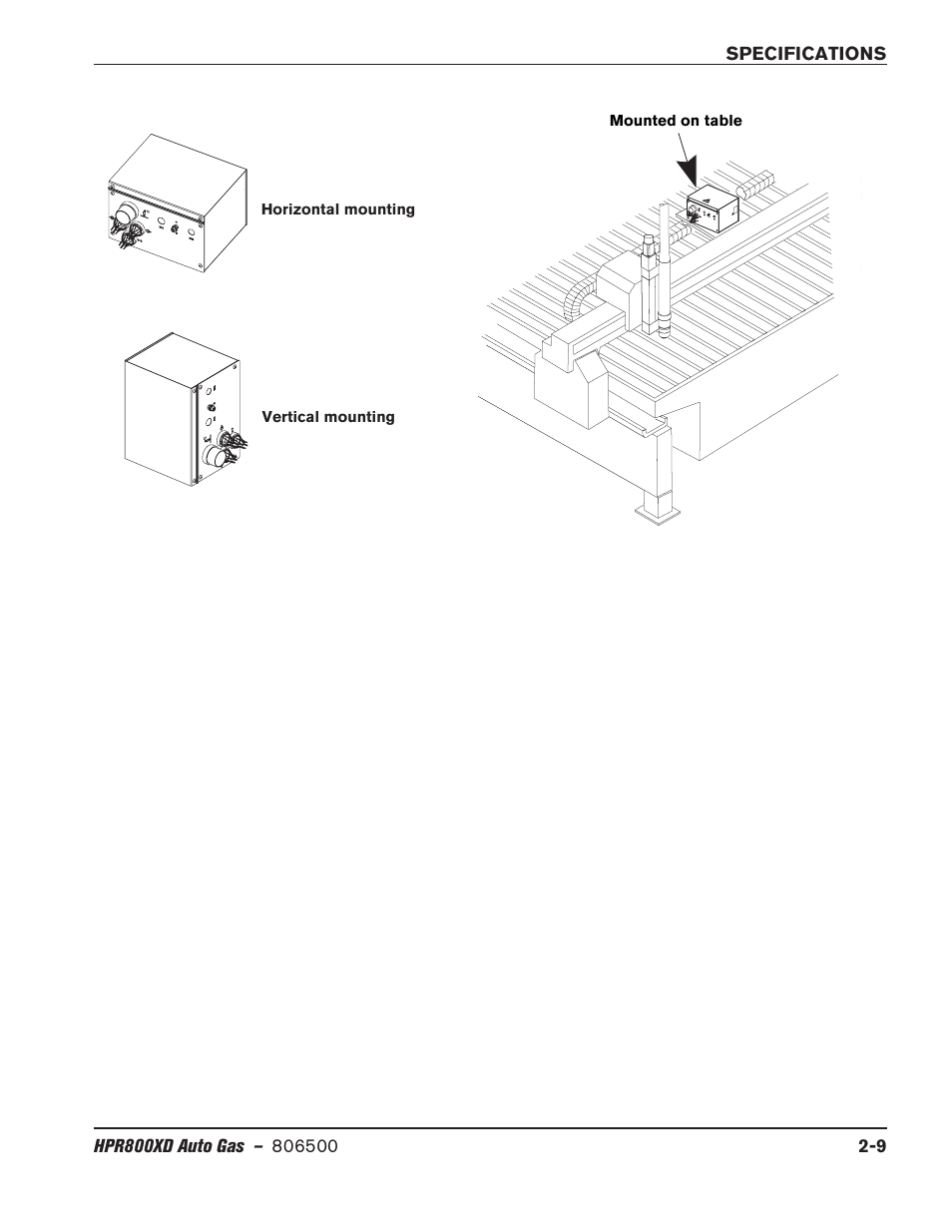 Hypertherm HPR800XD Auto Gas Rev.2 User Manual | Page 33 / 368