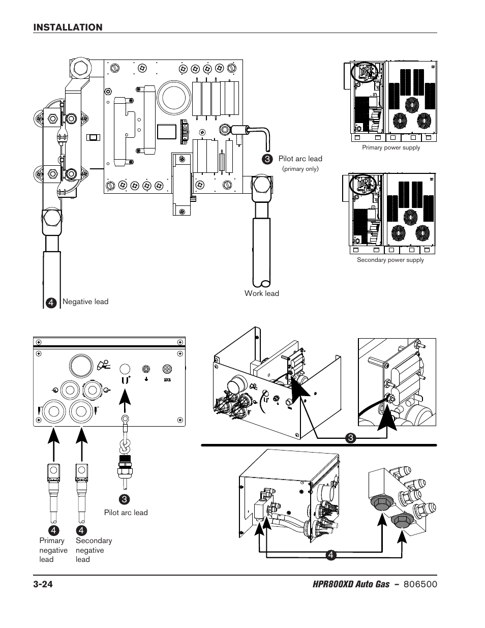 Hypertherm HPR800XD Auto Gas Rev.2 User Manual | Page 64 / 368