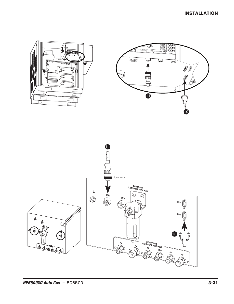 Hypertherm HPR800XD Auto Gas Rev.2 User Manual | Page 71 / 368