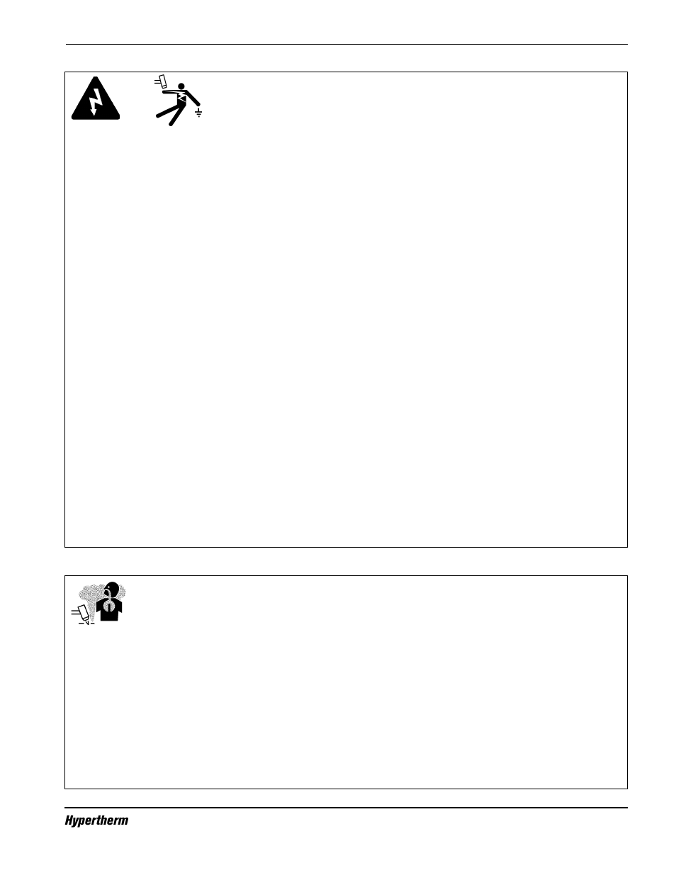 Electric shock can kill -3, Cutting can produce toxic fumes -3 | Hypertherm H401 Power Supplies User Manual | Page 11 / 62