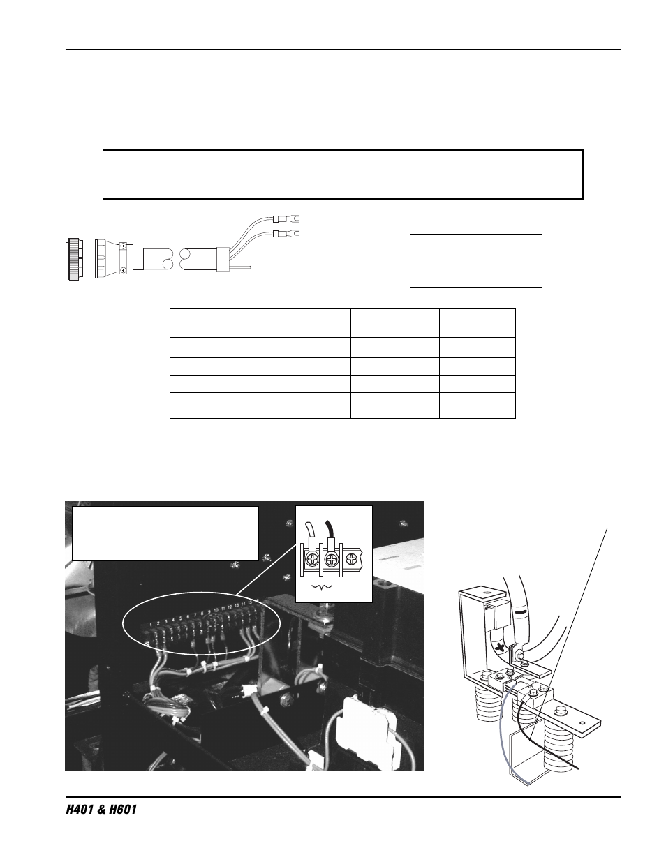 Pac500 control cable with h401 or h601 -7 | Hypertherm H401 Power Supplies User Manual | Page 31 / 62