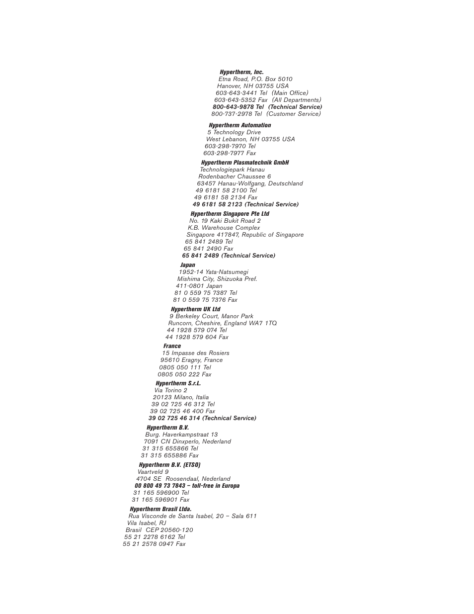 Hypertherm H401 Power Supplies User Manual | Page 4 / 62