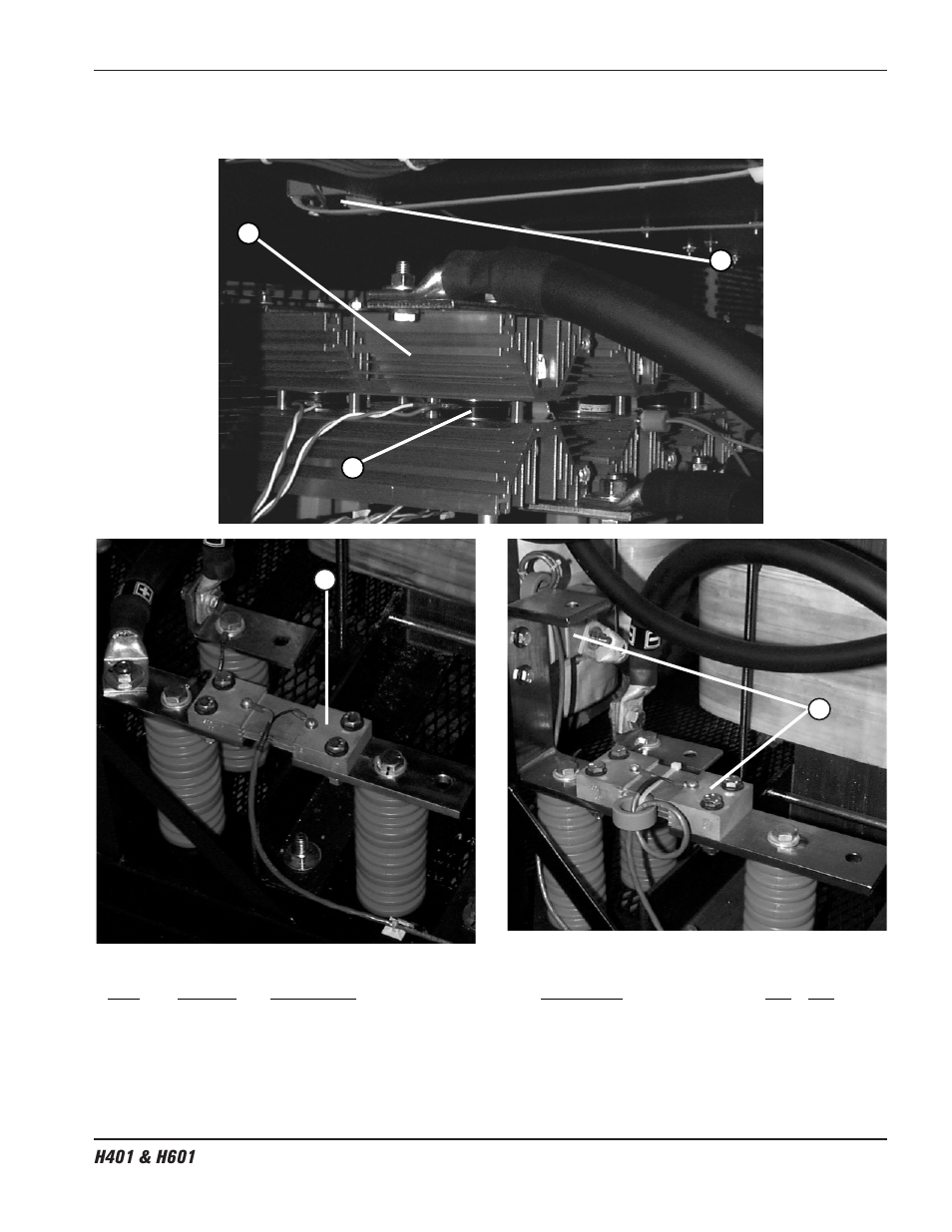 Scr and shunt detail -3, Scr and shunt detail | Hypertherm H401 Power Supplies User Manual | Page 44 / 62