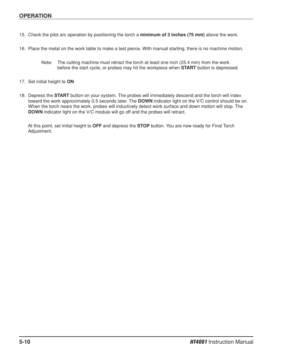 Hypertherm HT4001 Plasma Arc Cutting System User Manual | Page 101 / 259