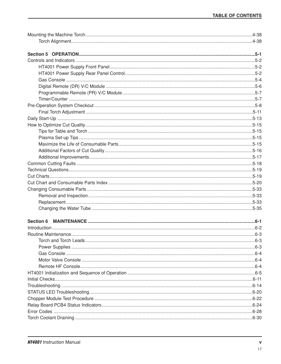 Hypertherm HT4001 Plasma Arc Cutting System User Manual | Page 13 / 259