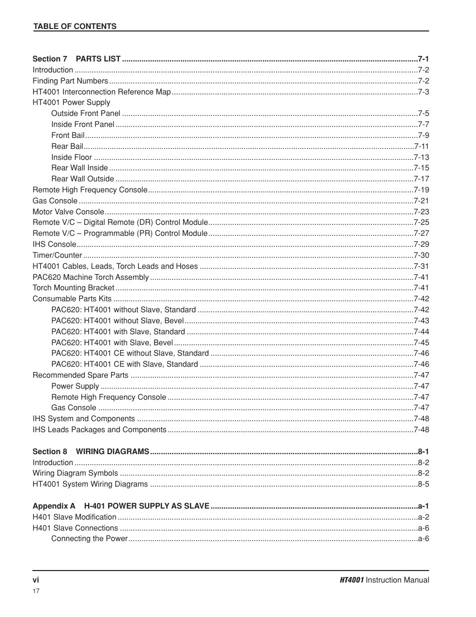 Hypertherm HT4001 Plasma Arc Cutting System User Manual | Page 14 / 259