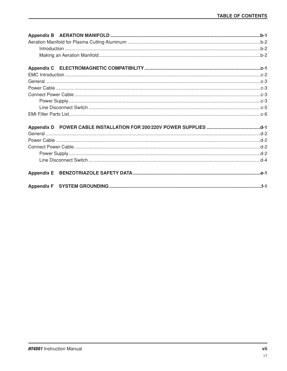 Hypertherm HT4001 Plasma Arc Cutting System User Manual | Page 15 / 259