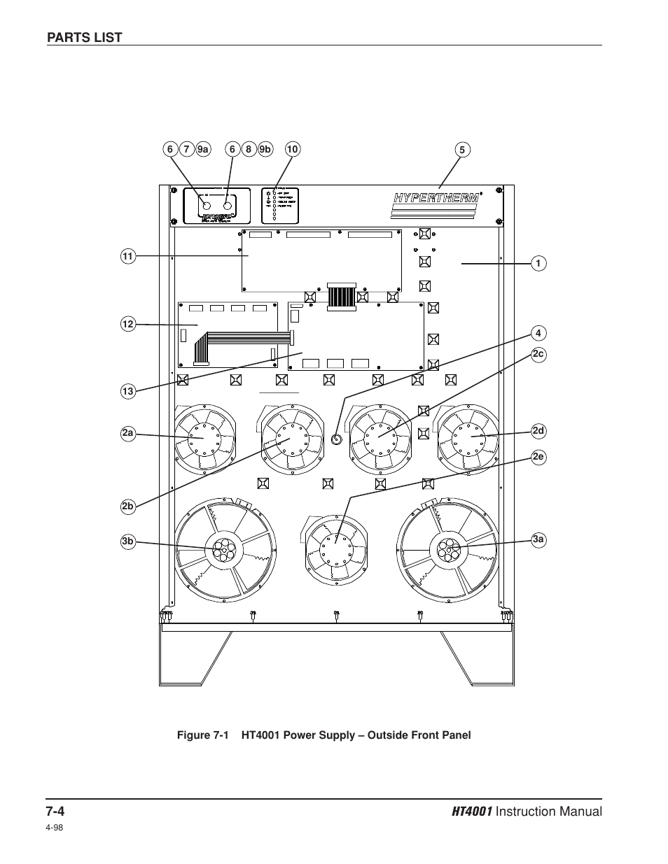 Hypertherm HT4001 Plasma Arc Cutting System User Manual | Page 160 / 259
