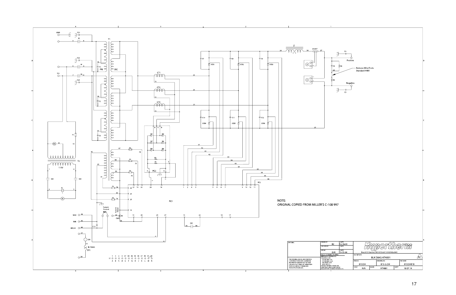 Hypertherm HT4001 Plasma Arc Cutting System User Manual | Page 218 / 259