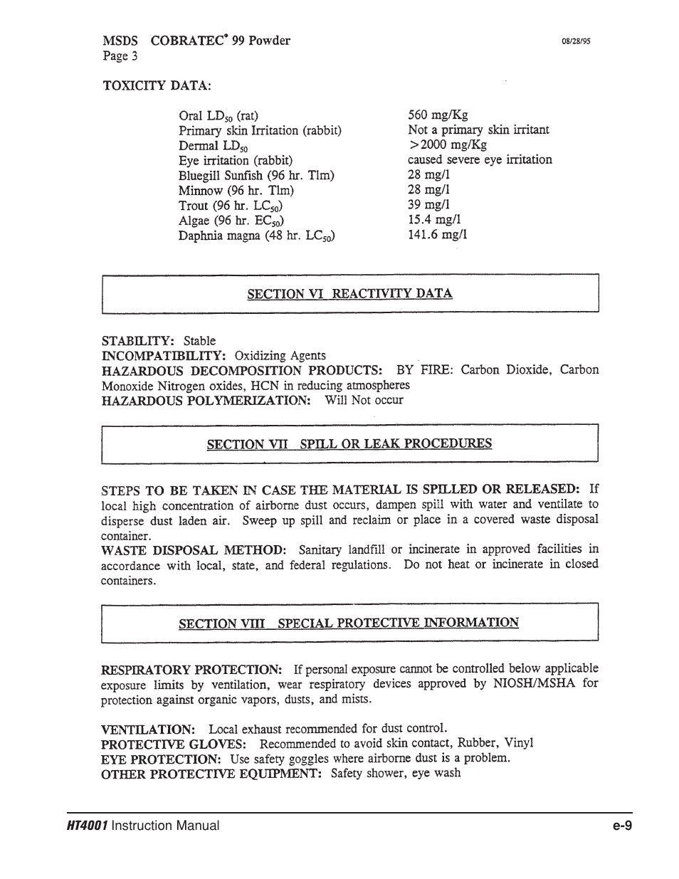 Hypertherm HT4001 Plasma Arc Cutting System User Manual | Page 254 / 259