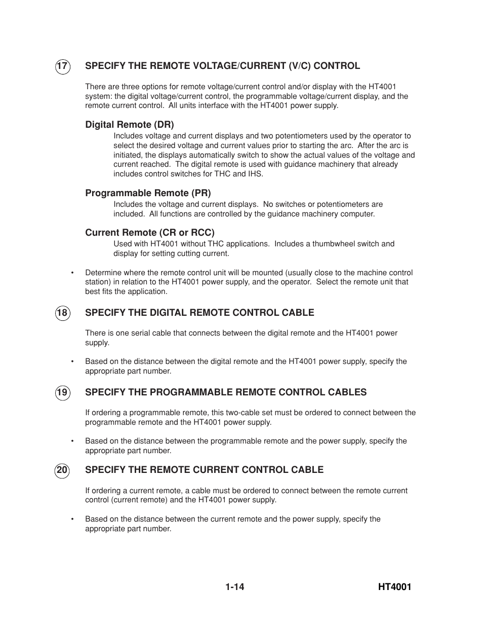 Hypertherm HT4001 User Manual | Page 19 / 59