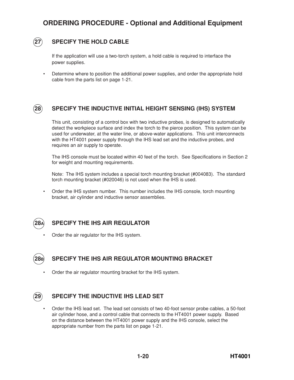 Hypertherm HT4001 User Manual | Page 25 / 59