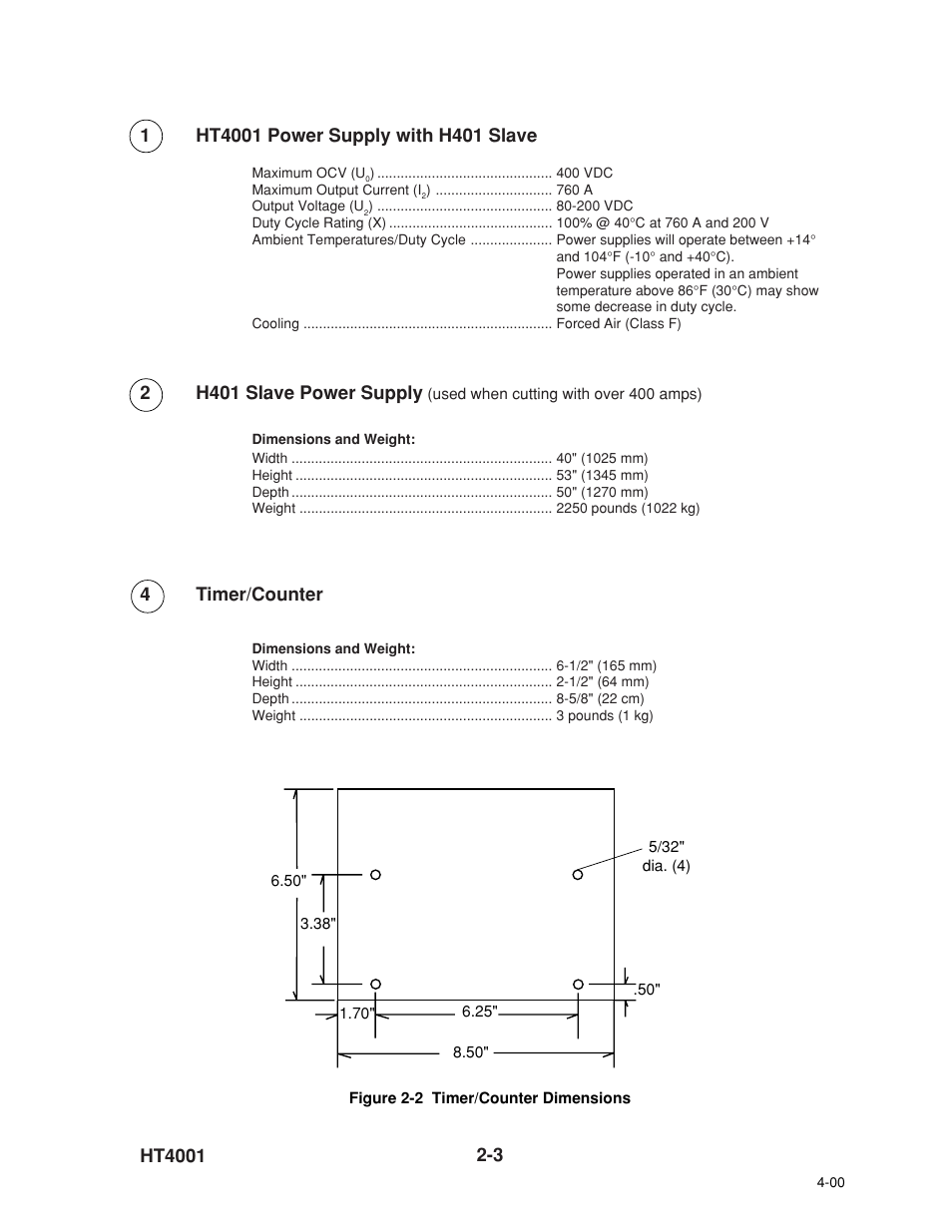 Hypertherm HT4001 User Manual | Page 36 / 59