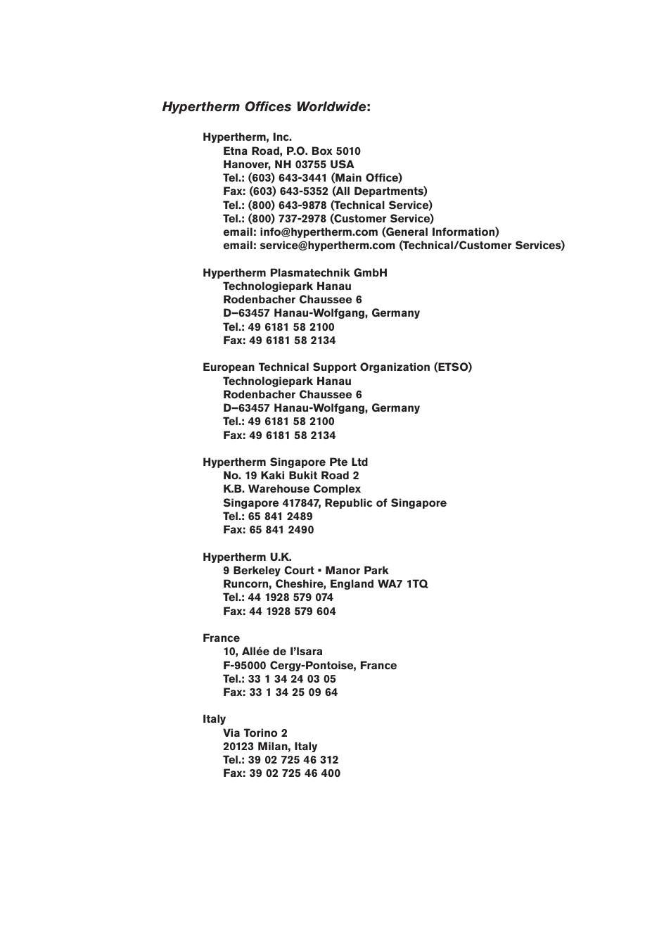 Hypertherm MAX40 Remote Switch User Manual | Page 4 / 9