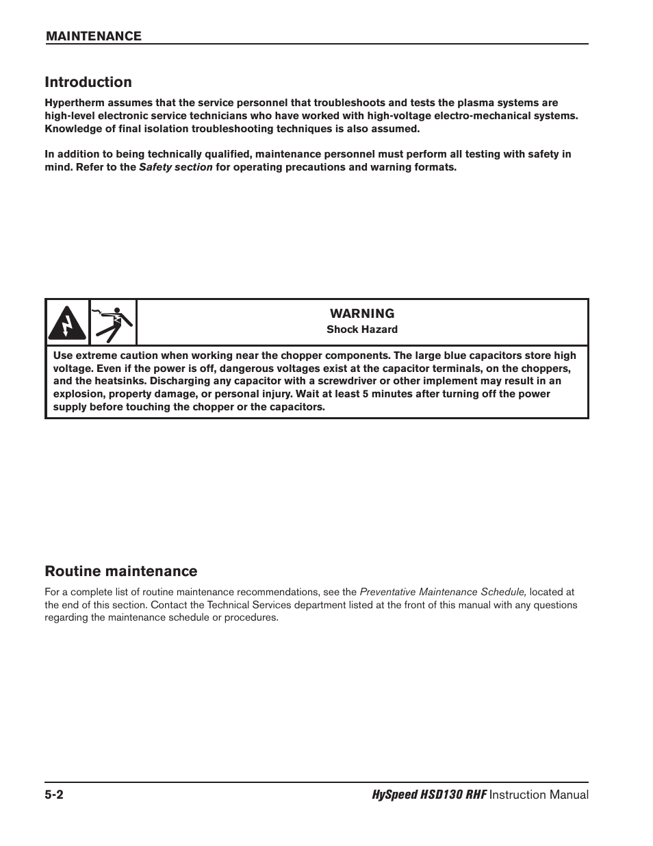 Stainless steel -6 aluminum -7, Introduction -2 routine maintenance -2, Introduction | Routine maintenance | Hypertherm HSD130 HySpeed Plasma User Manual | Page 148 / 233