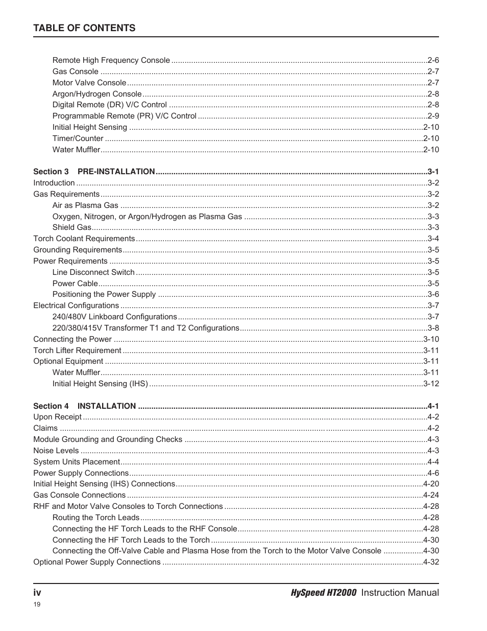Hypertherm HT2000-200 Volt User Manual | Page 15 / 289