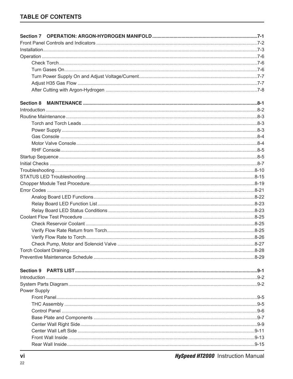 Hypertherm HT2000-200 Volt User Manual | Page 17 / 289