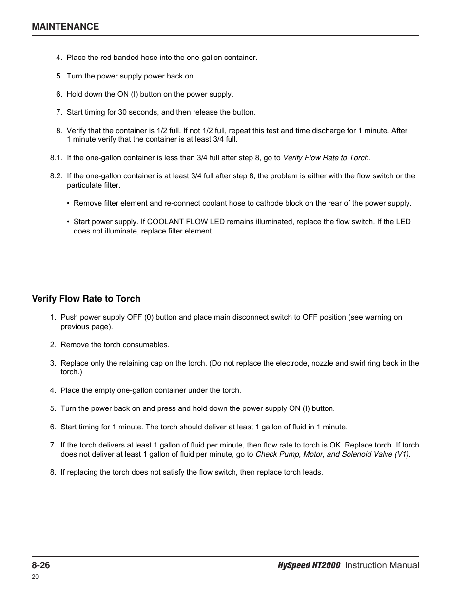 Hypertherm HT2000-200 Volt User Manual | Page 171 / 289