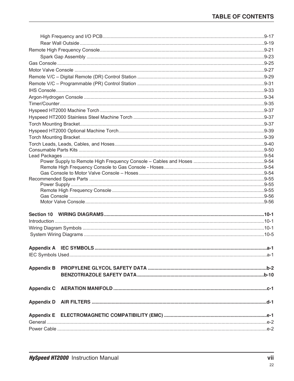 Hypertherm HT2000-200 Volt User Manual | Page 18 / 289