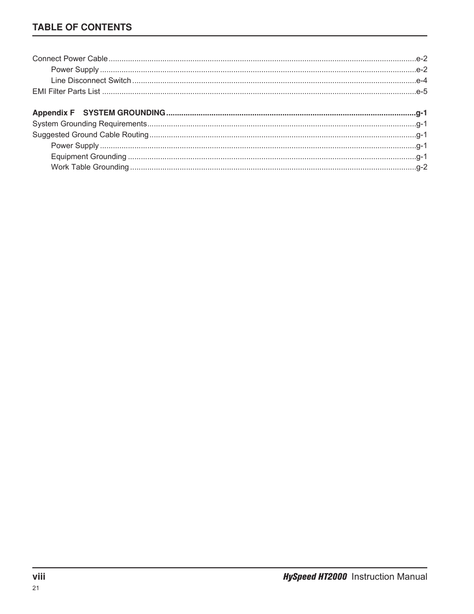 Hypertherm HT2000-200 Volt User Manual | Page 19 / 289
