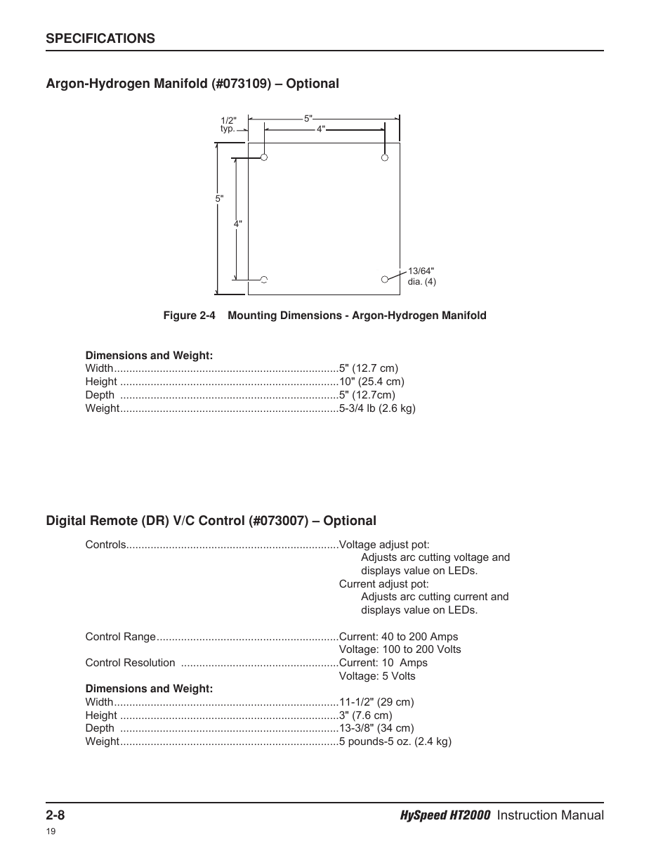 Hypertherm HT2000-200 Volt User Manual | Page 39 / 289