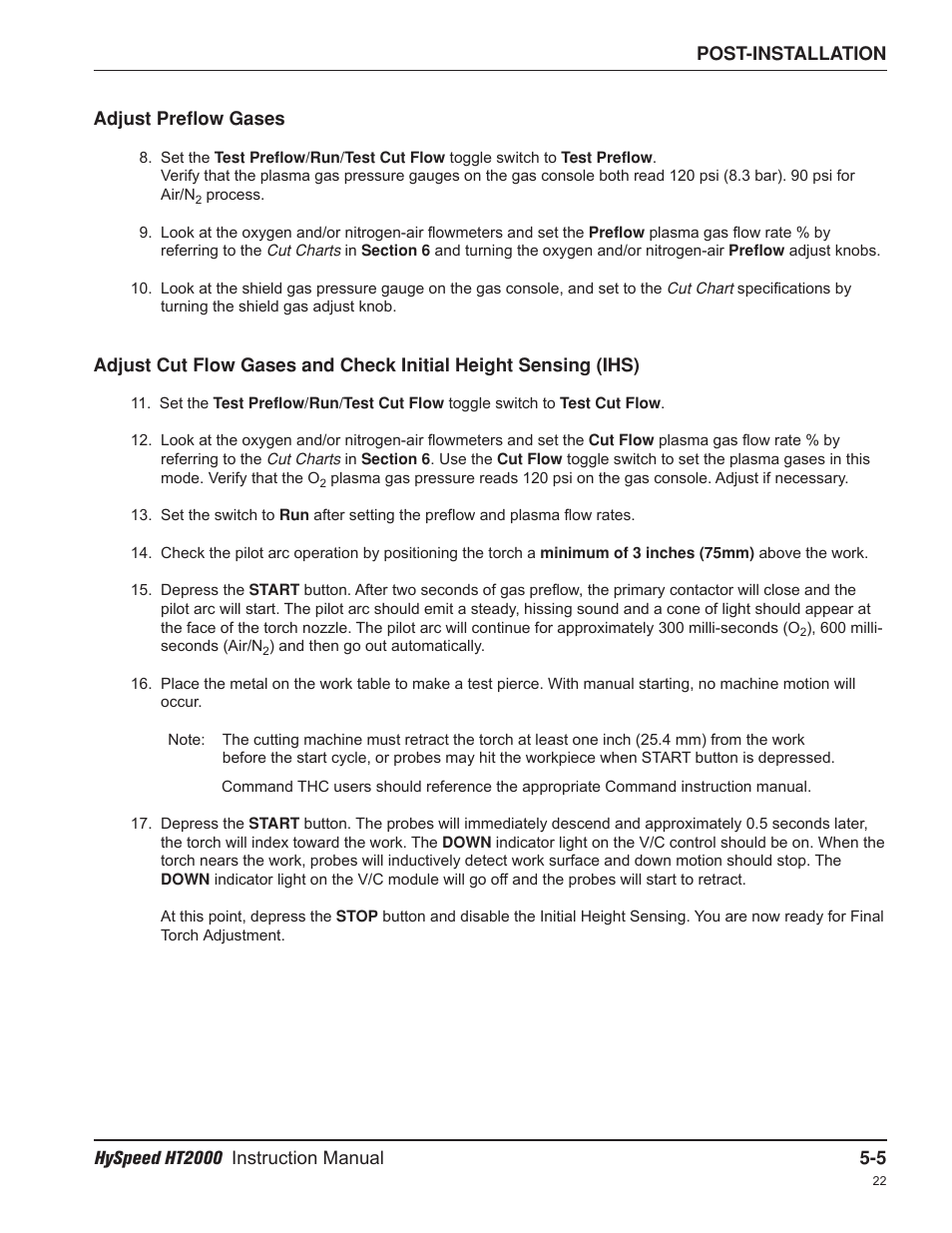 Hypertherm HT2000-200 Volt User Manual | Page 92 / 289
