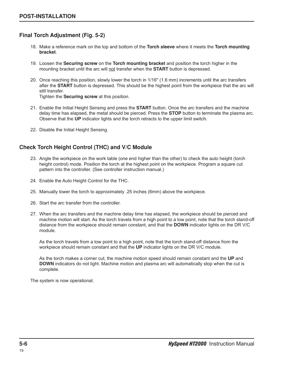 Hypertherm HT2000-200 Volt User Manual | Page 93 / 289