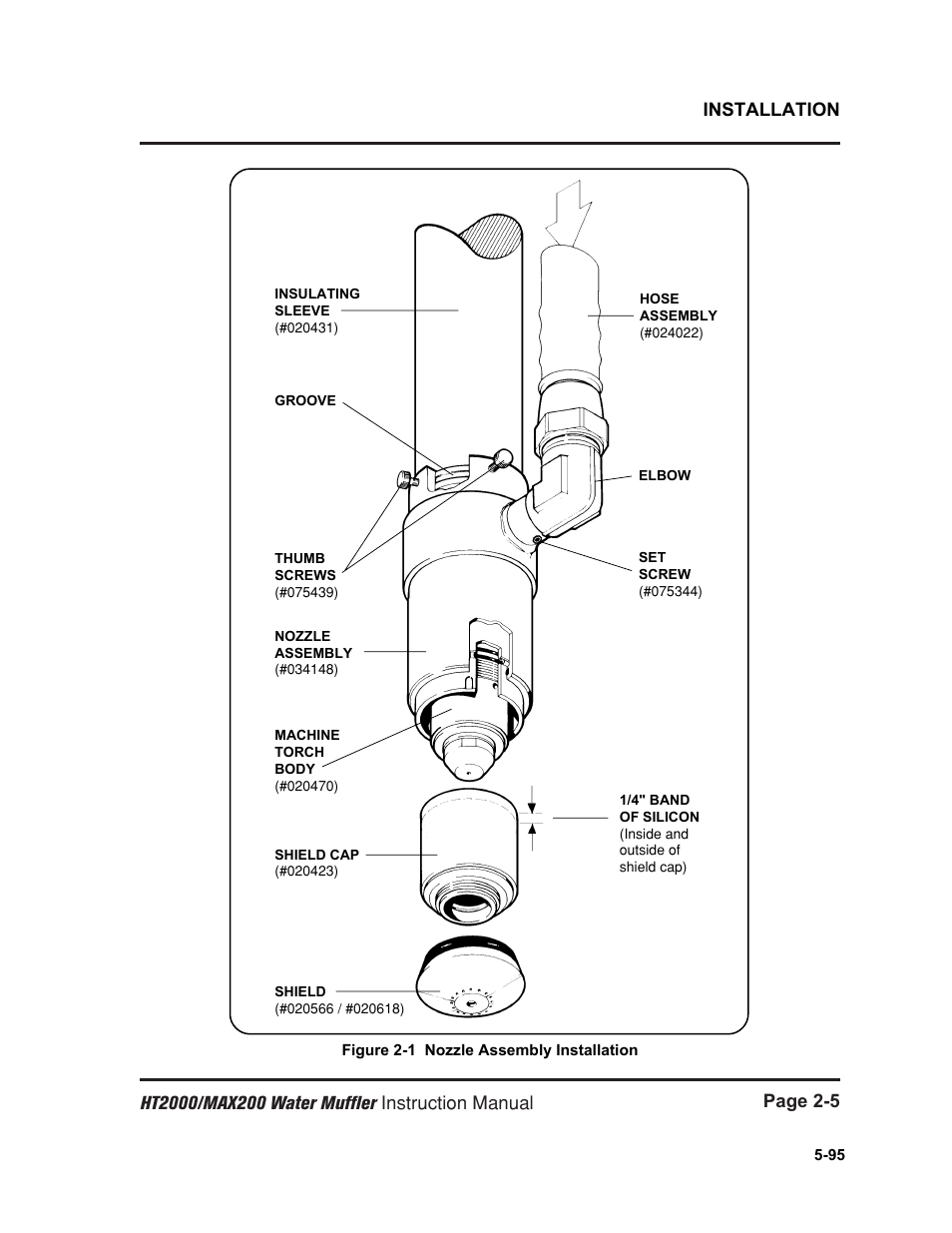 Hypertherm HT2000 Water Muffler User Manual | Page 14 / 39