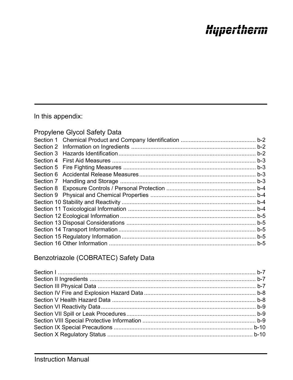 Hypertherm HT200LHF-200 Volt HySpeed User Manual | Page 175 / 202