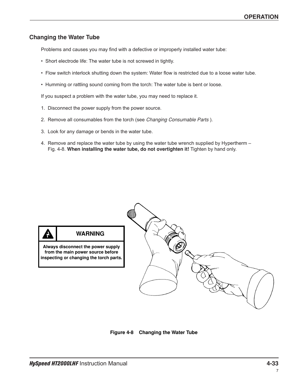 Hypertherm HT200LHF-200 Volt HySpeed User Manual | Page 86 / 202