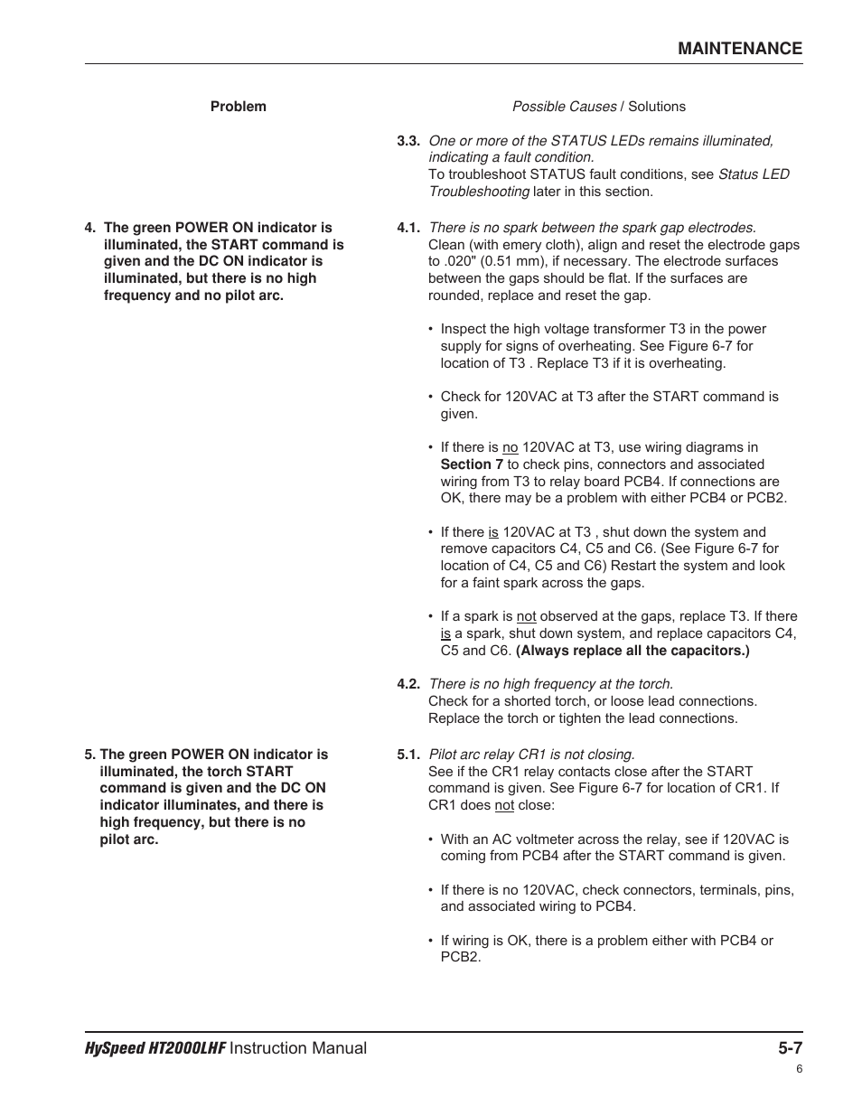 Hypertherm HT200LHF-200 Volt HySpeed User Manual | Page 96 / 202