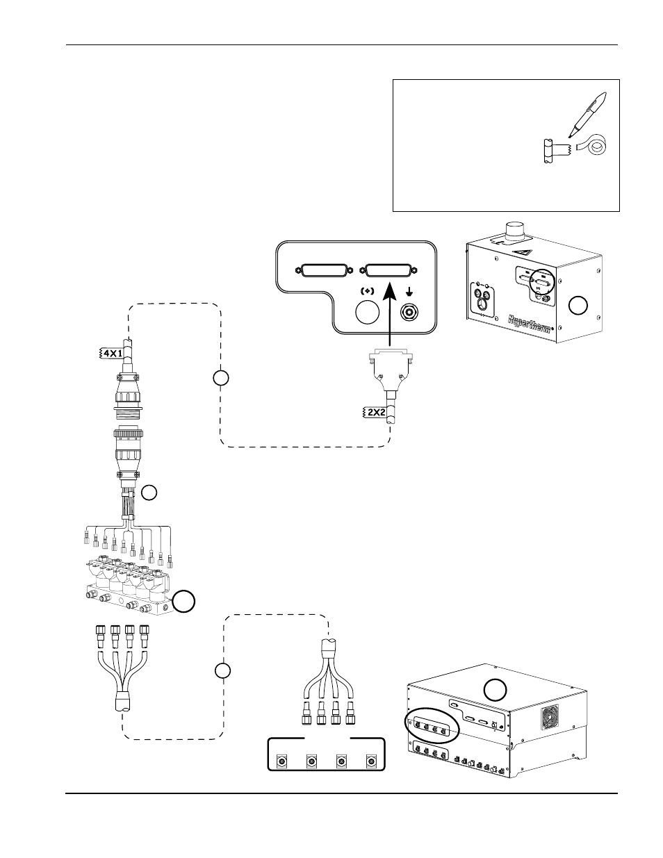 F-valve assembly cable 2-9 | Hypertherm HD4070 Ignition Console User Manual | Page 16 / 18
