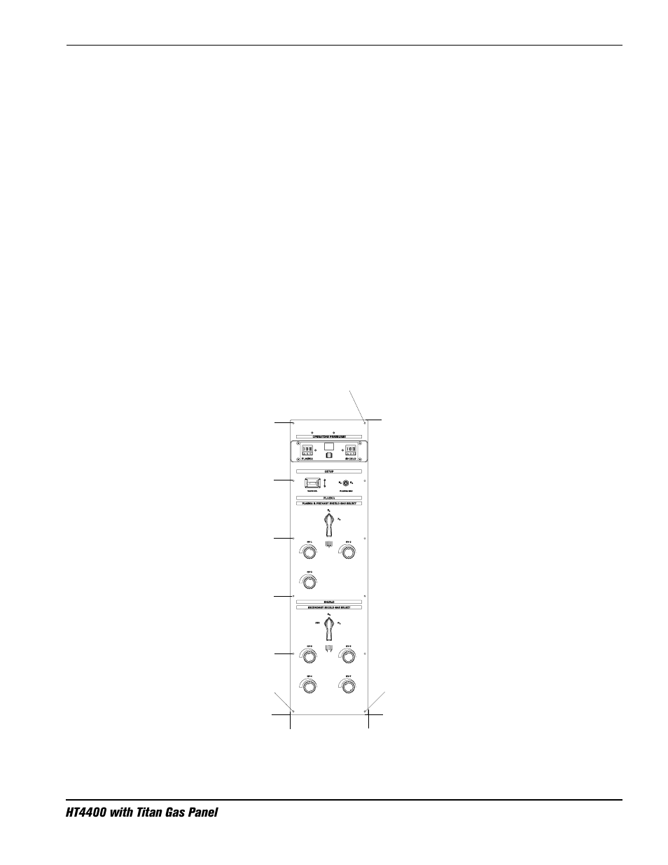 Hypertherm HT4400 Plasma Arc Cutting System Gas Panel User Manual | Page 11 / 28