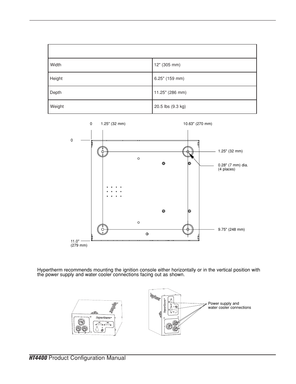 Hypertherm HT4400 HySpeed Product Configuration User Manual | Page 10 / 23