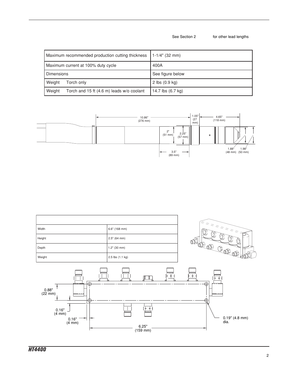 Hypertherm HT4400 HySpeed Product Configuration User Manual | Page 8 / 23